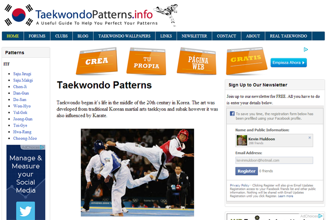 Taekwondo Patterns