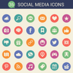 36 Cool Free Social Media Icons