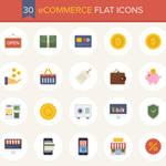 A Beautiful Free eCommerce Flat Icon Set