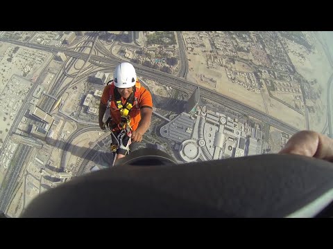 Climbing to the Top of the Burj Khalifa -The World&#039;s Tallest Building | Behind-the-Scenes
