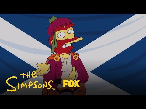 Willie's Views On Scottish Independence | Season 26 | THE SIMPSONS