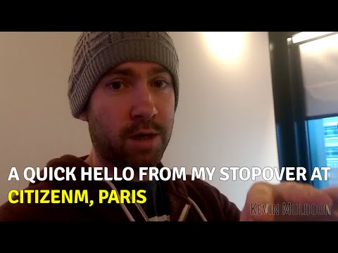 A Quick Hello from My Stopover at citizenM, Paris