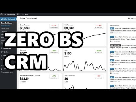 Zero BS CRM - An Affordable CRM for WordPress