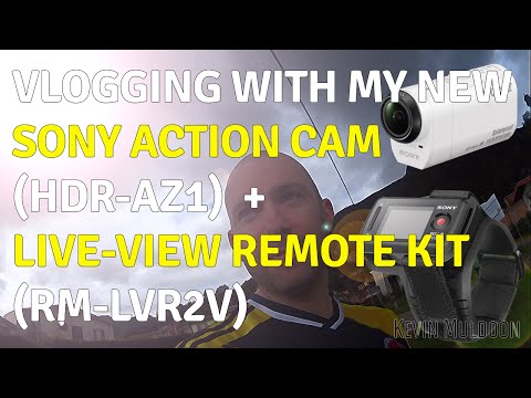 Vlogging with My New Sony Action Cam (HDR-AZ1) and Live View Remote (RM-LVR2V)