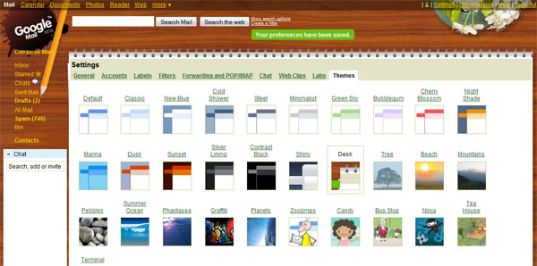 Gmail Themes