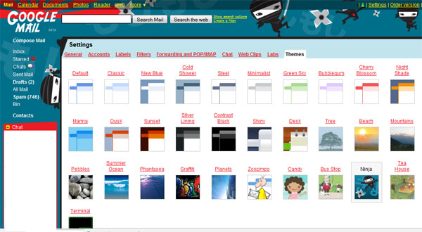 Gmail Themes