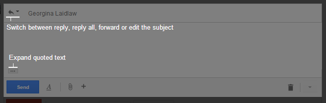 New Gmail Reply