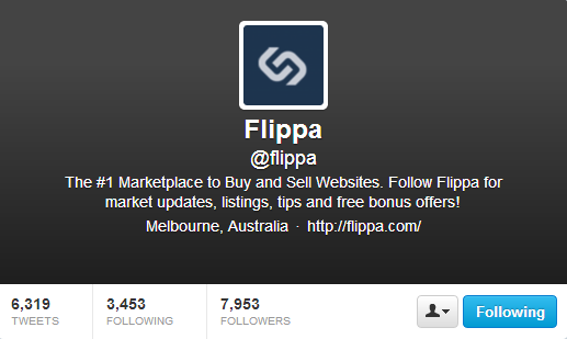 Flippa on Twitter