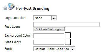 Per-Post Branding
