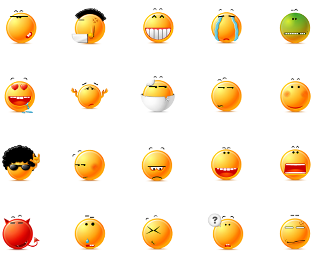 Buttery Emoticons Icons