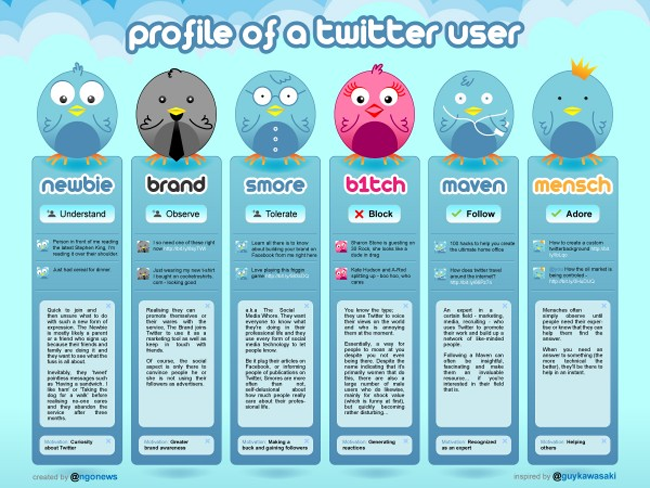 Twitter users profile