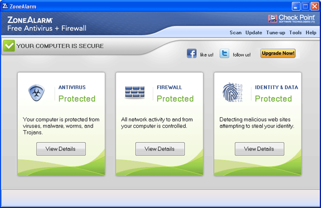 ZoneAlarm Free Antivirus + Firewall