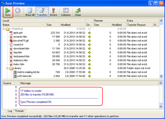 InstantSync FTP