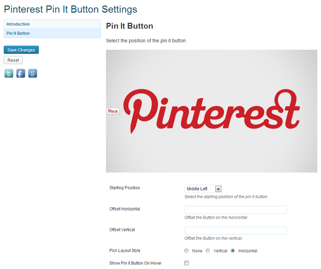 Pinterest Pin It Button Plugin