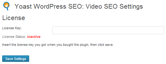 Video SEO for WordPress License