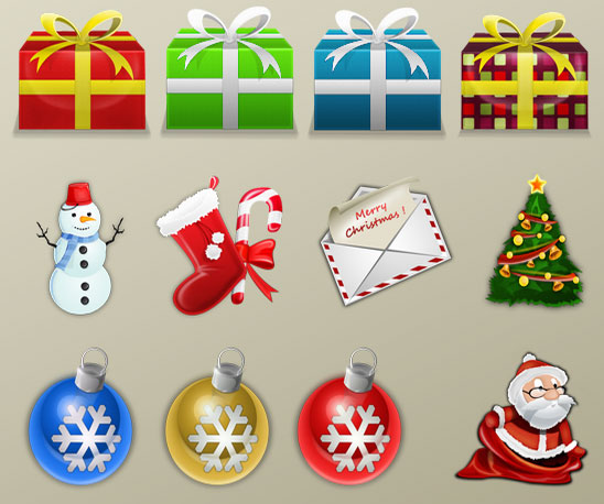 Awesome Christmas Icon Pack Freebie