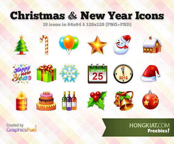 Christmas & New Year Icons
