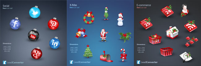 Lovely & Free Christmas Icons"