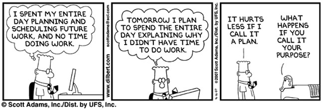 Dilbert on Planning