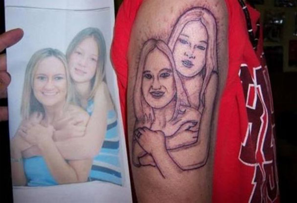 Awful Portrait Tattoo