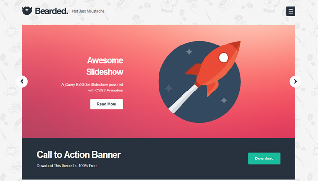 Bearded WordPress Theme