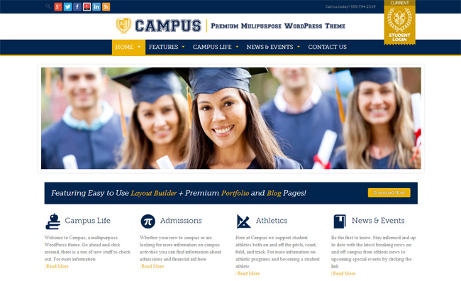 Campus WordPress Theme