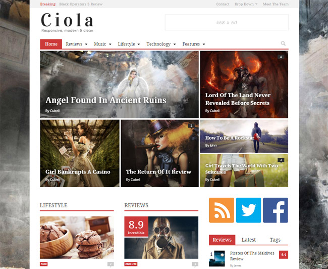 Ciola WordPress Theme