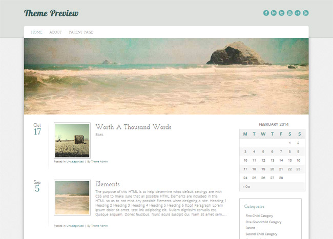 Cirrus WordPress Theme