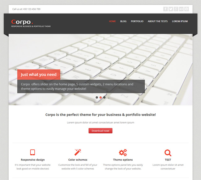 Corpo WordPress Theme