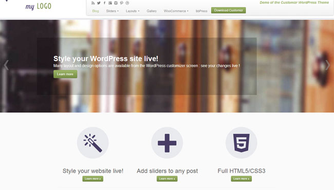 Customizr WordPress Theme