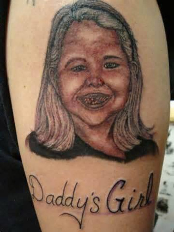 Daddy's Girl Needs To See a Dentist Tattoo