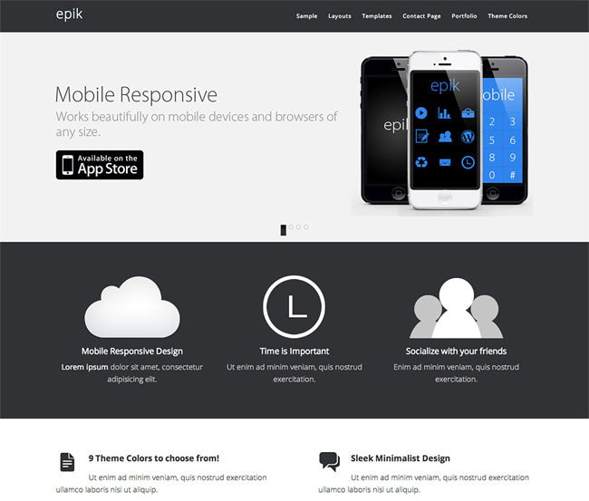 Epik WordPress Theme
