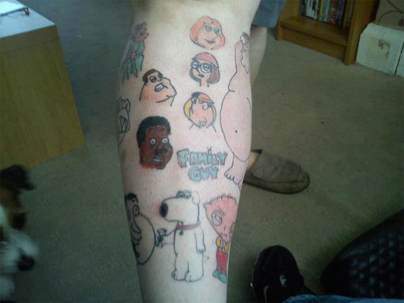 Family Guy Fan Tattoo