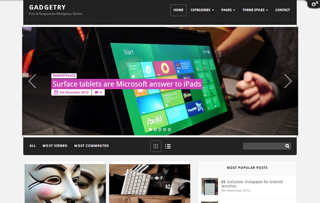 Gadgetry WordPress Theme