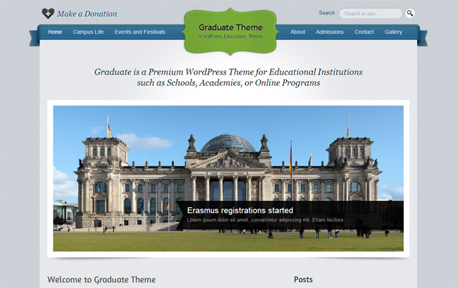 Graduate WordPress Theme