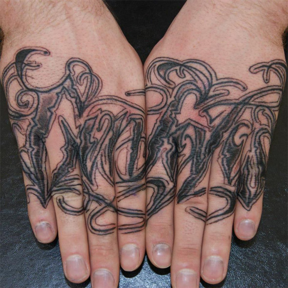 Hands Together Tattoo