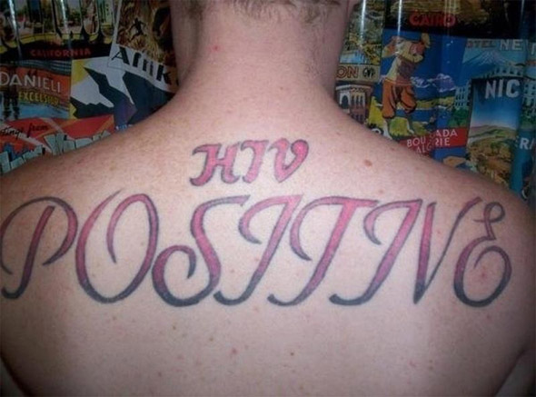 HIV Positive Tattoo