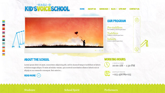 Kid's Voice School WordPress Theme