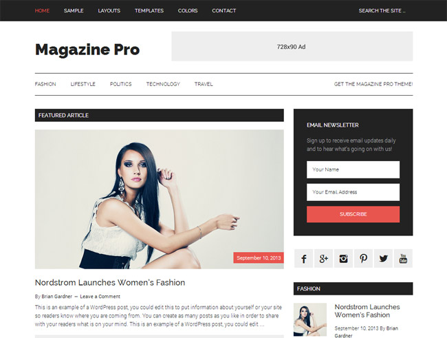 Magazine Pro WordPress Theme