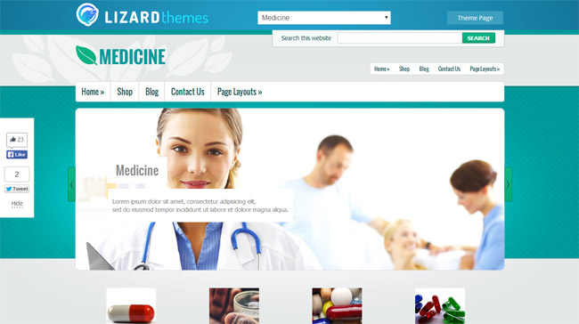 Medicine WordPress Theme