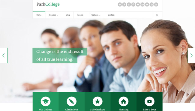 ParkCollege WordPress Theme