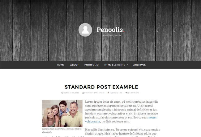 Penoolis WordPress Theme