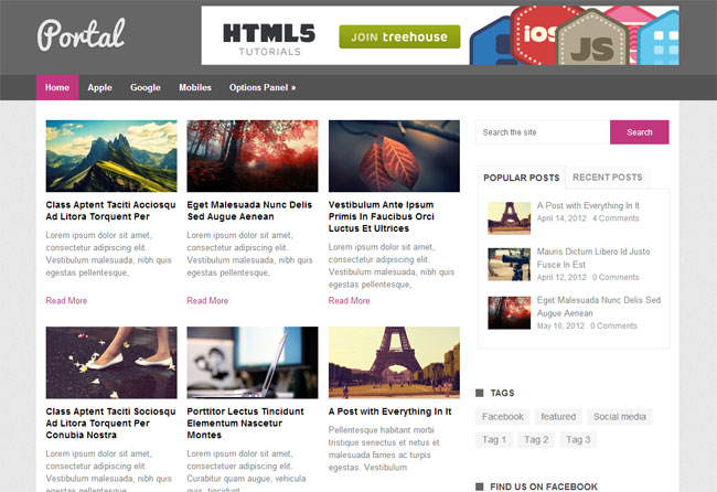 Portal WordPress Theme