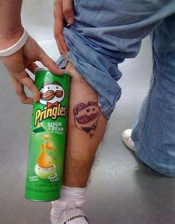 Julius Pringles Tattoo