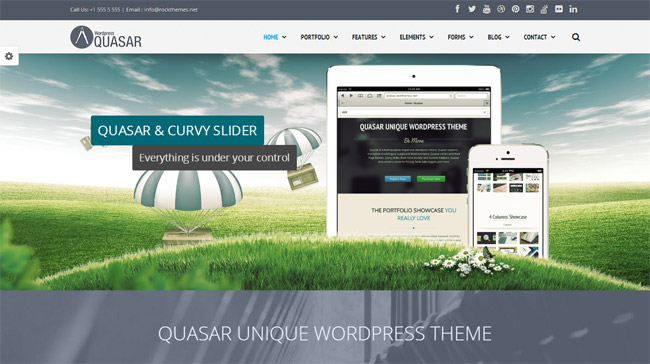 Quasar WordPress Theme