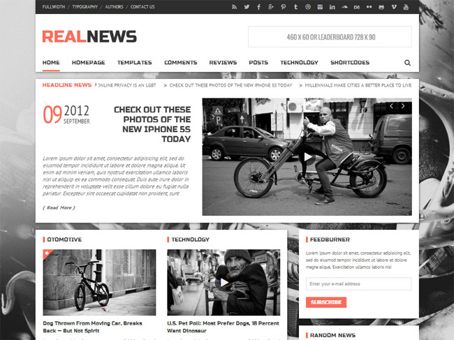 Realnews WordPress Theme