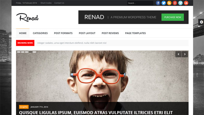 Renad WordPress Theme