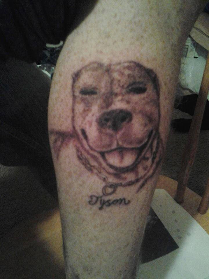 My Dog Tyson Tattoo