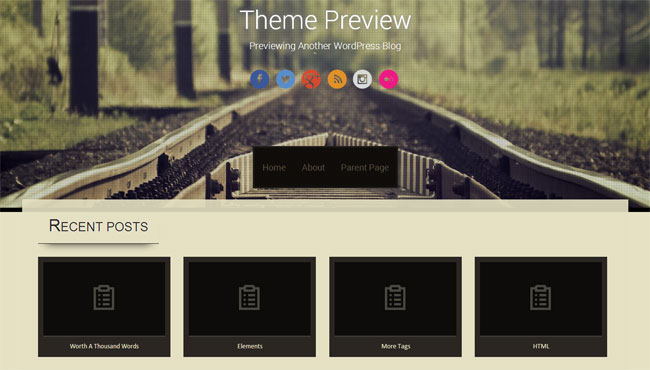 Sixteen WordPress Theme