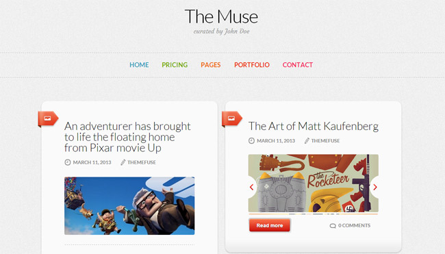 The Muse WordPress Theme